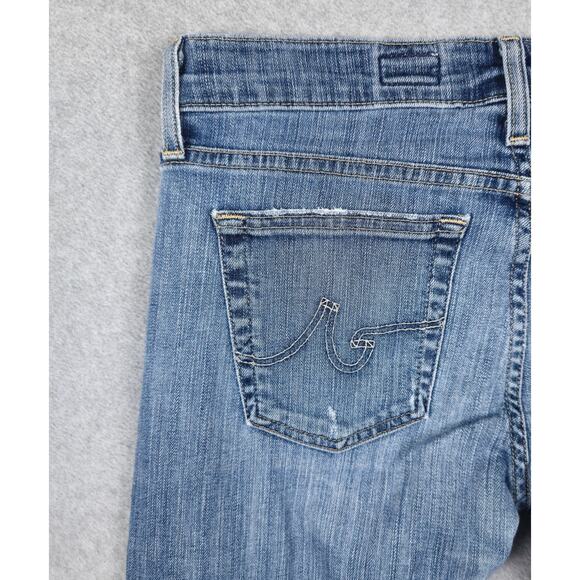AG Adriano Goldschmied Jeans Womens 27R The Nolan Ankle Distressed 30" Waist - Picture 9 of 16